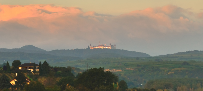 Early morning in Göttweig monastery near Krems, Austria, Wachau World Heritage Trail